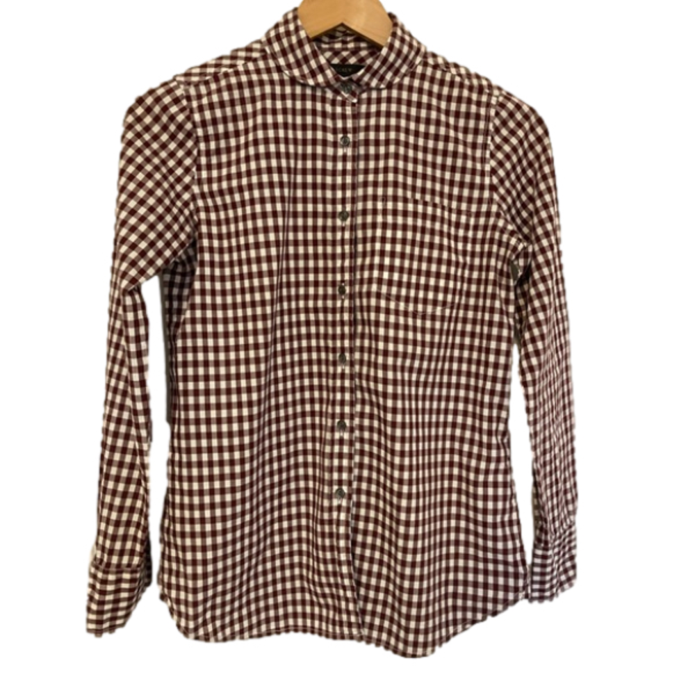 Jcrew GINGHAM SHIRT - Size 00